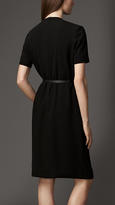 Thumbnail for your product : Burberry Satin-back Crepe Pleat Detail Dress