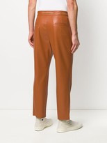 Thumbnail for your product : Nanushka Draw-String Leather Look Trousers