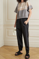 Thumbnail for your product : MM6 MAISON MARGIELA Cropped Printed Cotton-jersey Sweatshirt