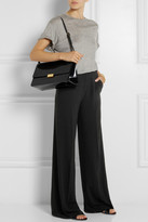 Thumbnail for your product : Stella McCartney Beckett faux patent-leather shoulder bag