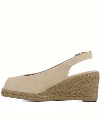 Castaner Beige Fabric Wedge Shoes