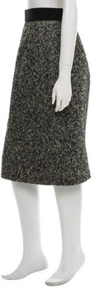 Giambattista Valli Textured Midi Pencil Skirt