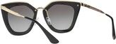 Thumbnail for your product : Prada PR 53SS Gradient Cat's Eye Sunglasses, Black