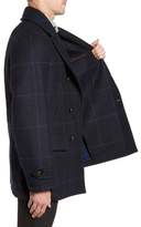 Thumbnail for your product : Luciano Barbera Wool Plaid Peacoat