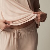 Thumbnail for your product : Love & Lore Azalea Pajama Set, Blush Stripe Medium