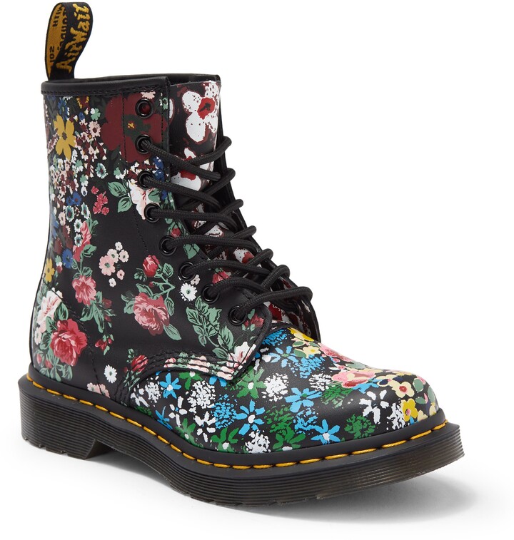 Boots and braces Easy 10 agujeros de septiembre Flowers flores botas zapatos floral 