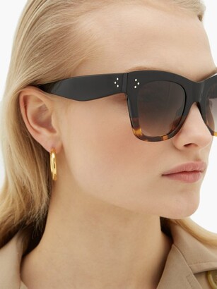 Celine Gradient Square Acetate Sunglasses