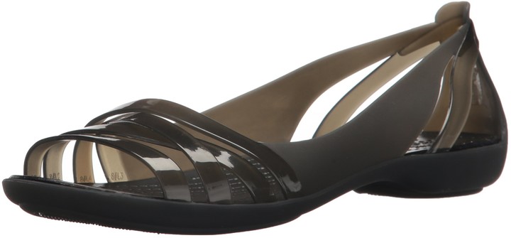 crocs women's isabella huarache flat jelly sandal