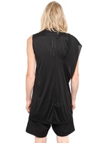 Thumbnail for your product : Rick Owens Cotton Silk Jersey Sleeveless T-Shirt