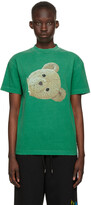 Thumbnail for your product : Palm Angels Green GD Bear Head Classic T-Shirt