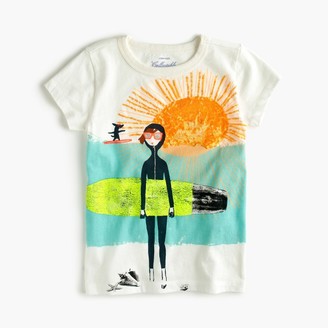 J.Crew Girls' Olive and Izzy surfing T-shirt