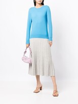 Thumbnail for your product : N.Peal Pleated Flared Skirt