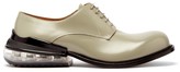 Thumbnail for your product : Maison Margiela Airbag Heel Leather Derby Shoes - Grey