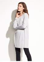 Thumbnail for your product : Vince Long Sleeve Marled Drapey Jersey Tunic