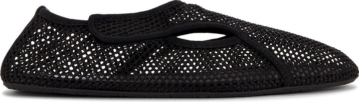 Alaia Ballet Flat in Black