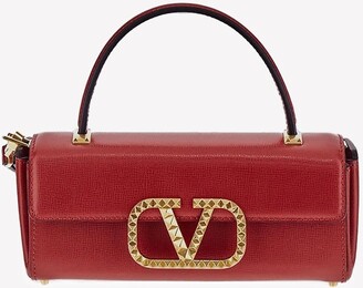 Valentino Women's Red Satchels & Top Handle Bags | ShopStyle
