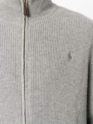 Polo Ralph Lauren zipped logo cardigan