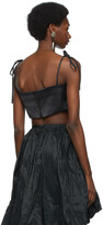 Thumbnail for your product : Ashley Williams Black Sixties Crop Tank Top