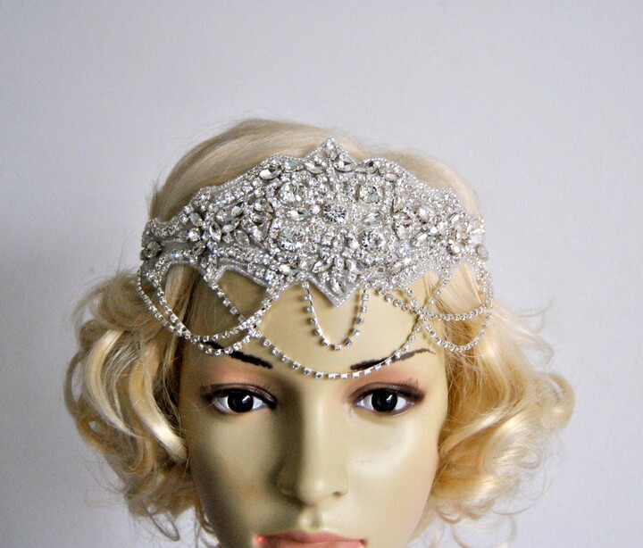 flapper rhinestone headpiece