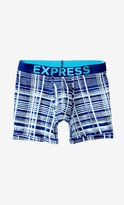 Thumbnail for your product : Express Graphic Plaid Knit Boxer Briefs
