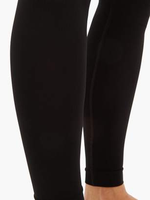 Falke Warm Technical Jersey Footless Tights - Womens - Black