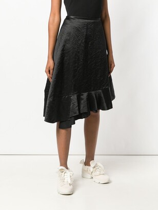 Comme Des Garçons Pre-Owned 1990's Asymmetric Ruffled Skirt