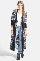 Thumbnail for your product : Woven Heart Stripe Duster (Juniors)