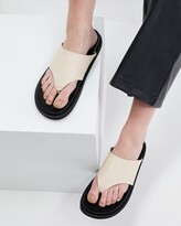 Thumbnail for your product : Mae Women's Neutrals Flat Sandals - Sonda - Size 41 at The Iconic