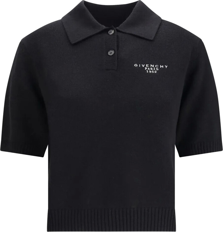 Givenchy Short-Sleeve Logo Polo Top