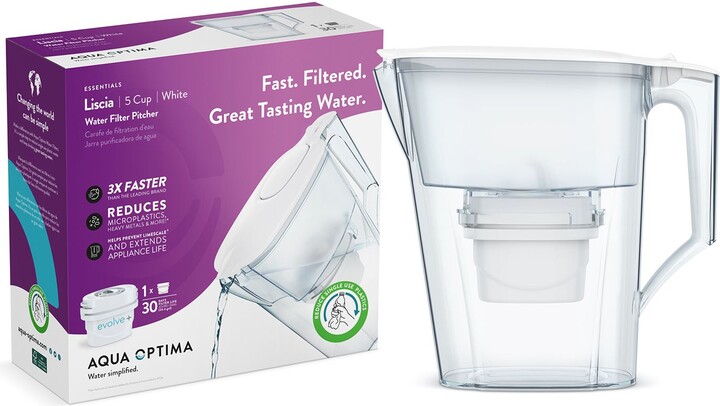 Aqua Optima 94oz. Water Filter Pitcher