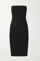 Thumbnail for your product : Rick Owens Strapless Cotton-blend Crepe Dress