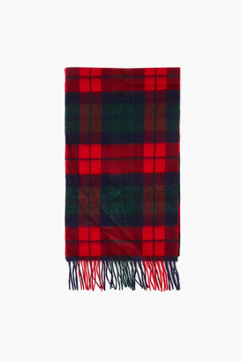 Barbour Bright Red New Check Tartan Scarf - ShopStyle Scarves