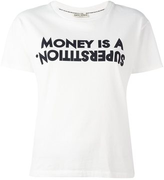 Each X Other 'Money Is A Superstition' T-shirt