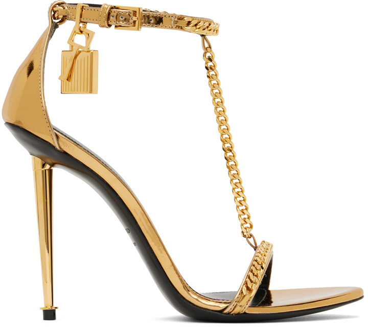 yellow gold heels