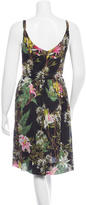 Thumbnail for your product : Etoile Isabel Marant Floral Print Knee-Length Dress
