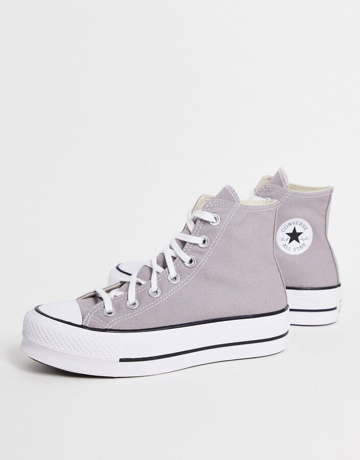 converse grey high