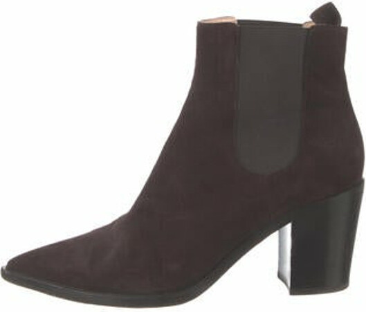 Gianvito Rossi Leather Chelsea Boots - ShopStyle