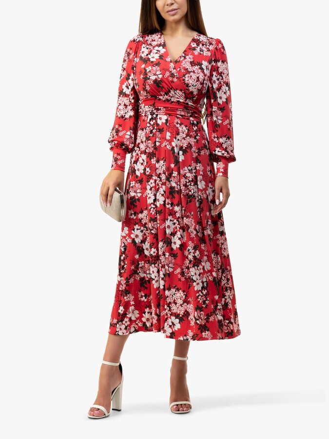 midi wrap dresses uk