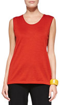 Thumbnail for your product : Eileen Fisher Merino Jersey Muscle Tee