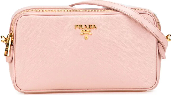 Prada Pre-Owned 2000-2025 Mini Saffiano Double Zip crossbody bag