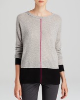 Thumbnail for your product : Magaschoni Color Block Cashmere Sweater