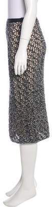 Christian Dior Knee-Length Knit Skirt