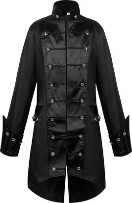 Duohropke Herren Hoodie Gothic Style - Y2K Bedruckt, Oversized, Mit Reißverschluss