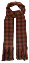 Thumbnail for your product : Isabel Marant Carlyna Check Cashmere Scarf - Womens - Brown