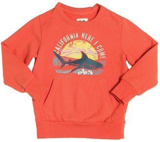 American Outfitters Sunset Shark Print Cotton Sweatshirt