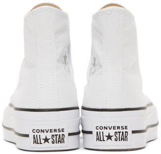 Converse White Chuck Taylor All Star Lift High Sneakers