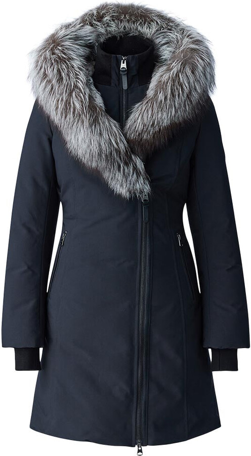 Black Fox Fur Coat | ShopStyle
