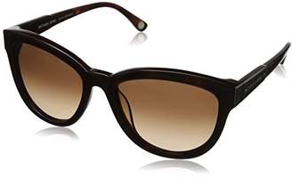 Michael Kors Women's MKS292 Butterfly Sunglasses, Brown frame/Brown lens (237)