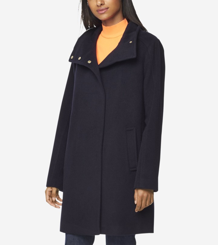 wool topper coat