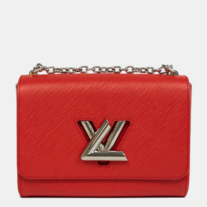 Louis Vuitton Red Leather Twist Shoulder Bag ShopStyle